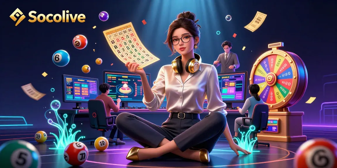 Discover the thrilling sports action at Socolive with vibrant casino-themed digital illustration.