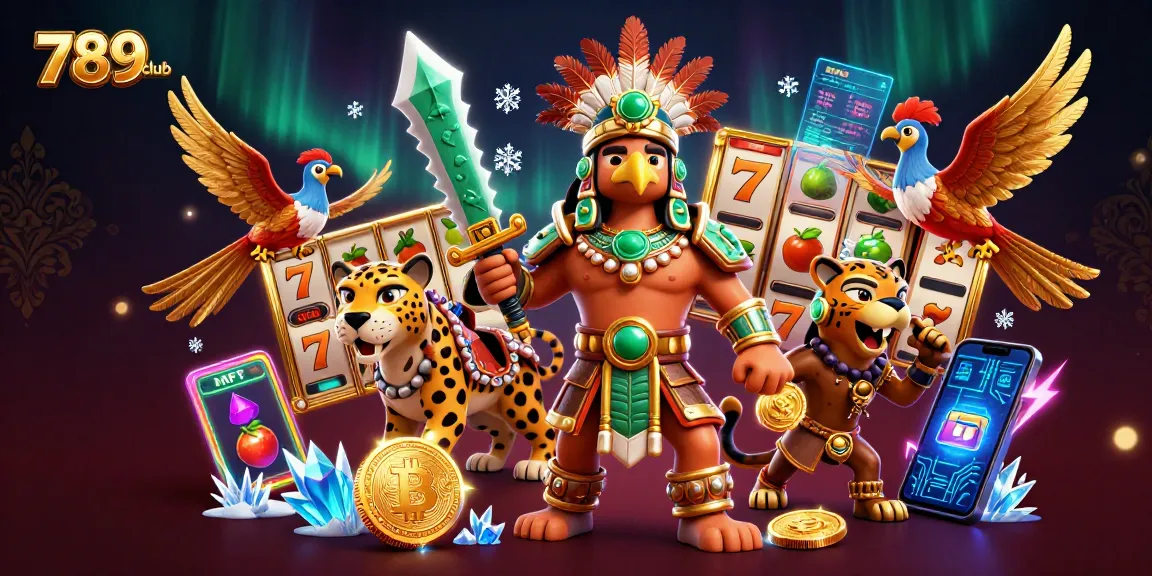 Spin big wins at 789club with dynamic slot reels and captivating Aztec warriors.