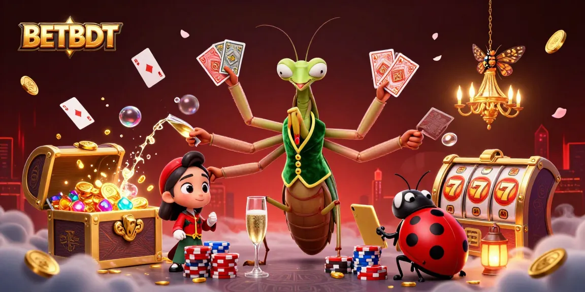 Experience excitement with BETBDT slots and games featuring colorful characters and dynamic casino elements.