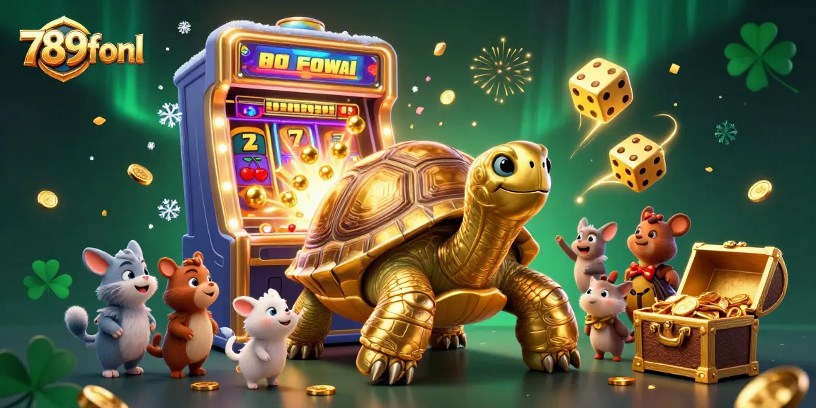 Experience gaming excitement with 789fonl's dynamic jackpot scene, featuring vibrant casino elements.