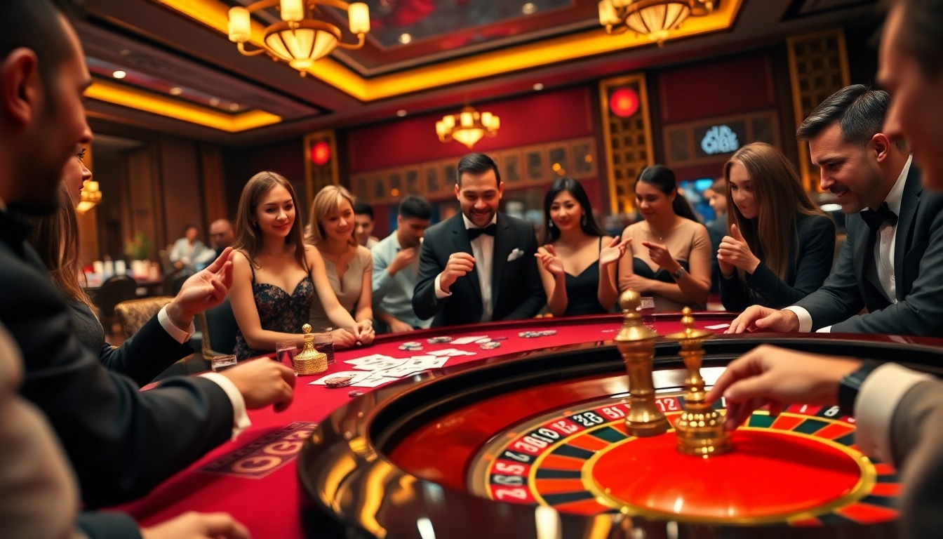 Experience the thrilling atmosphere of Fun88 with exciting table games and vibrant casino action.