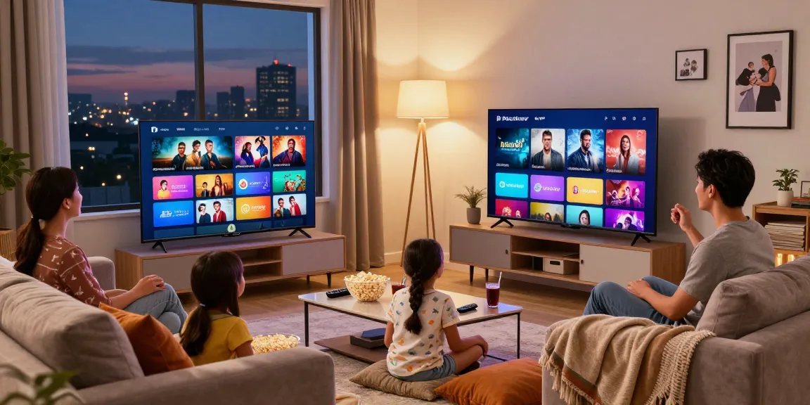 Pikashow APK download enables family movie nights with easy access to a variety of films in a cozy living room.