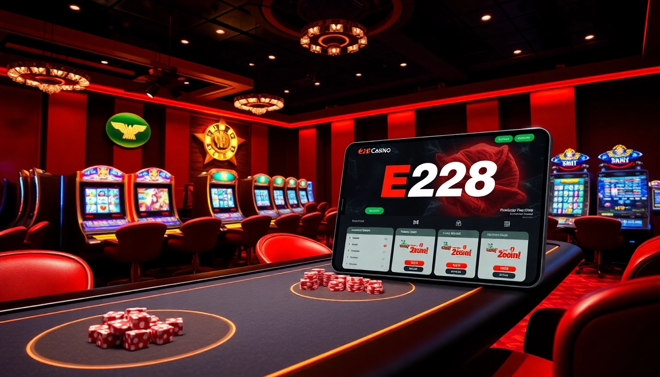 Experience the excitement of gambling at e28 malaysia with dynamic casino visuals.