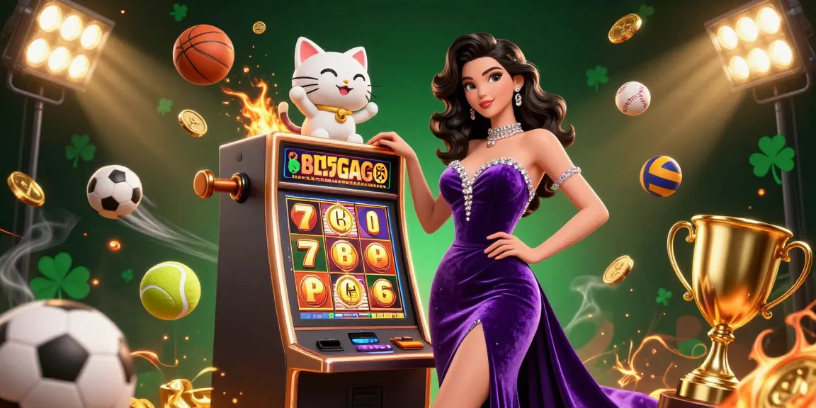 Experience the thrill of winning with BL555 COM's flashy slot machine jackpot, blended with vibrant casino elements.