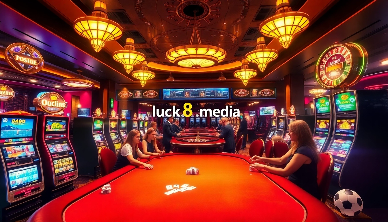 Experience the thrill at https://luck8.media/ with captivating casino action and vibrant gaming ambiance.