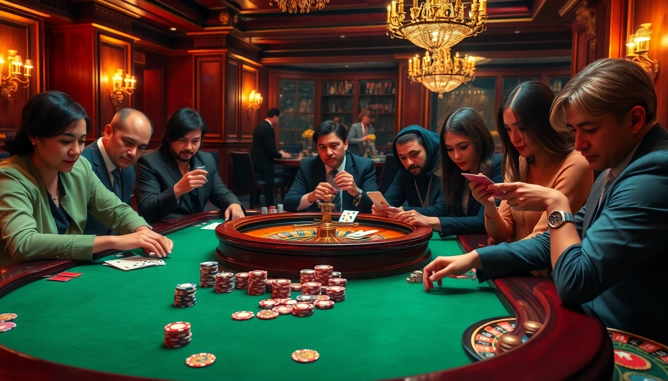 Experience high-stakes action at https://www.bdtk66.blog/ with a vibrant poker scene highlighting thrills and strategy.