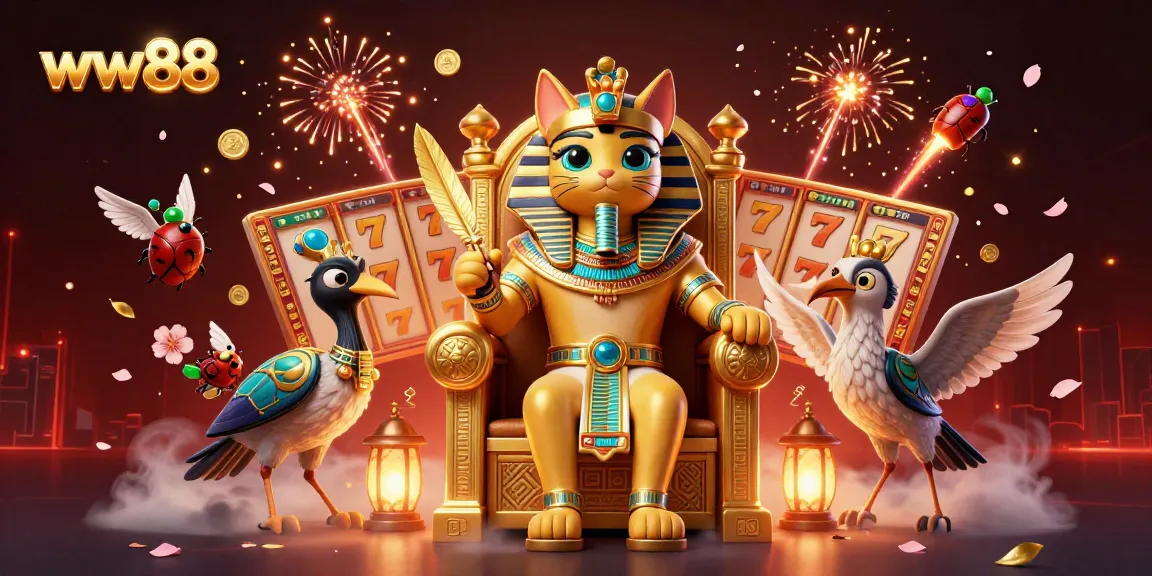 Engage in the thrilling world of slots at ww88, with vibrant characters and dynamic gaming elements.