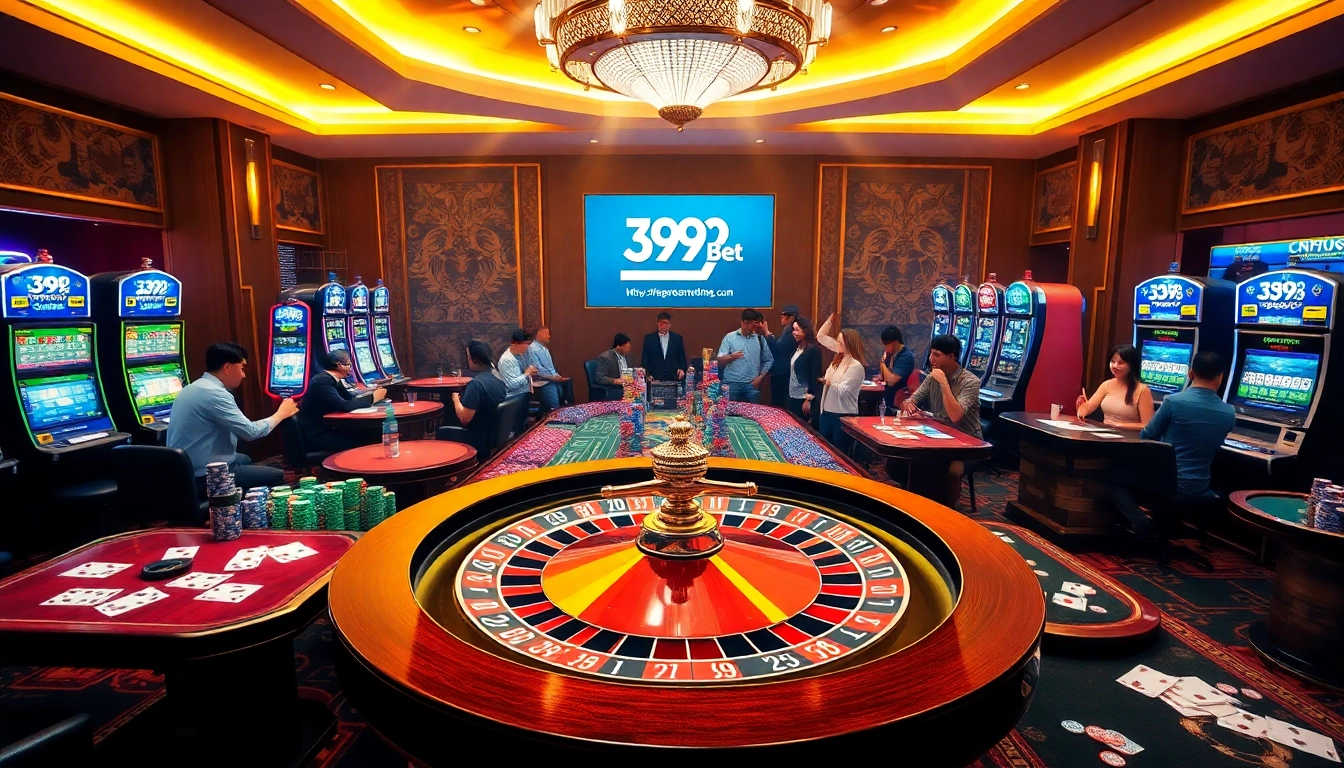 Experience thrilling gambling at https://399bet.icu/ with vibrant casino tables and winning moments.