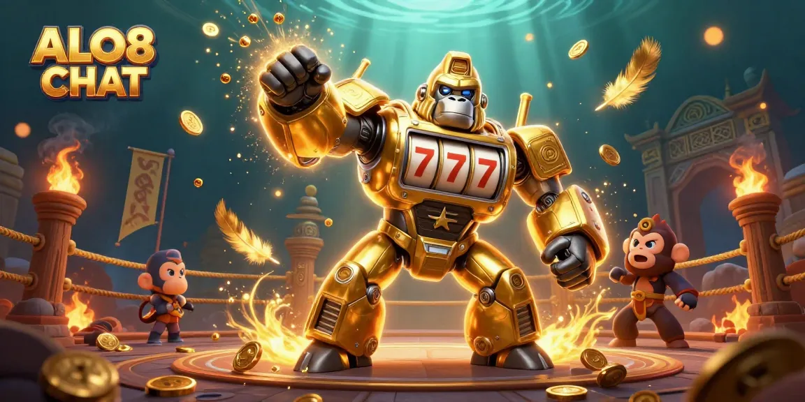 Experience the excitement of ALO8 CHAT in a vibrant 3D casino world with token explosions!