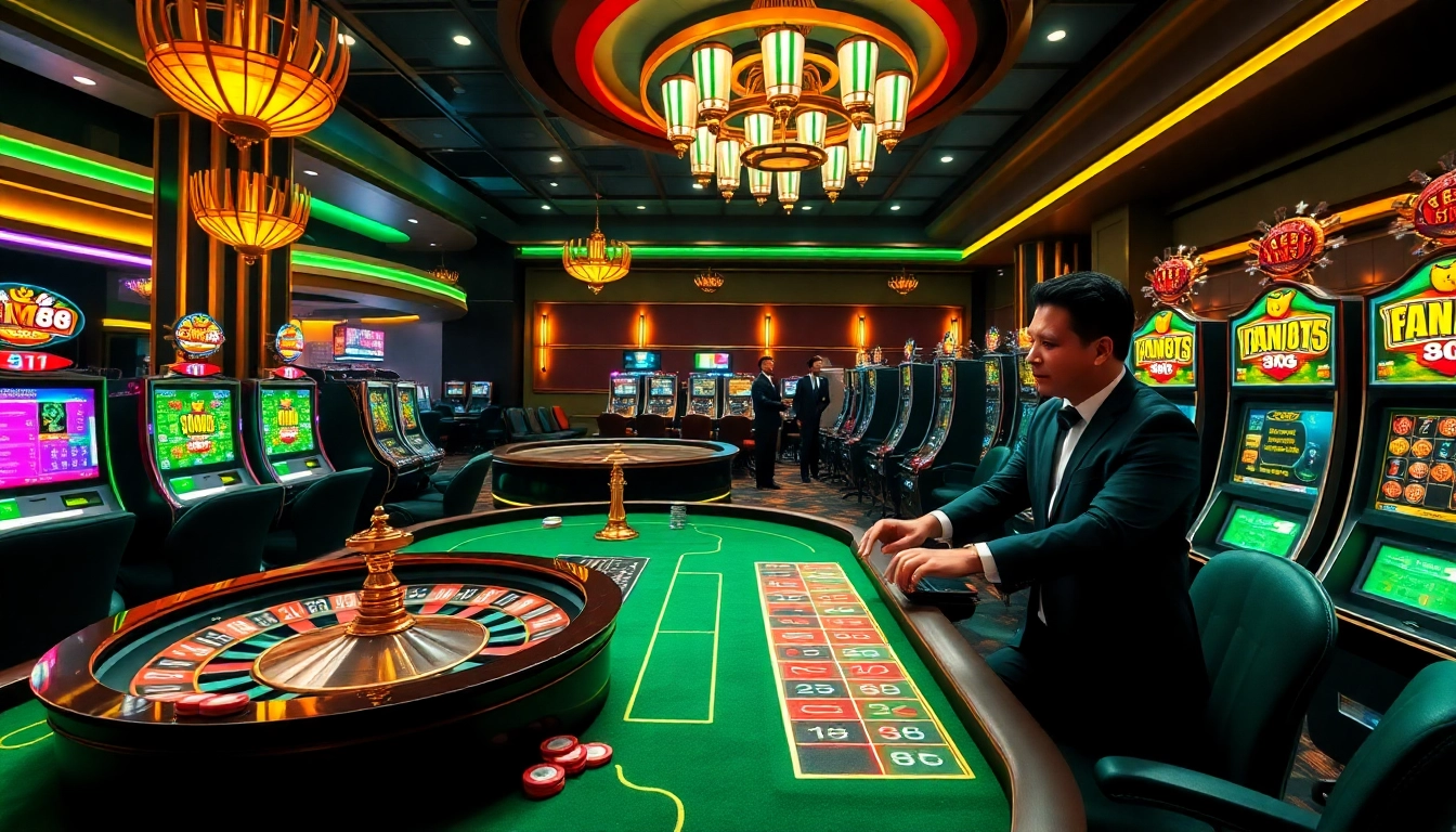 Experience the excitement of online gambling with the mm88 link at luxurious casino tables.