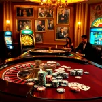 Experience the excitement of high-stakes gambling at https://789pp.co.com/ with a luxurious casino scene featuring roulette and poker.