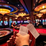 Exciting gambling scene at HZ88 featuring vibrant tables and high-stakes poker action.