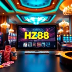 Experience the excitement of live betting with the HZ88 platform showcasing vibrant casino games.
