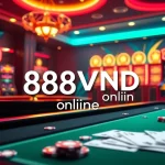 Experience the excitement of 888VND online with vibrant casino tables and engaging visuals.