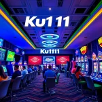 Engaging scene of players at Ku1111 online gambling platform, showcasing various games and vibrant atmosphere.