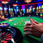 SODO Casino vibrant gameplay scene with players intense in a luxurious atmosphere.