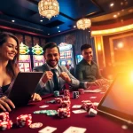 Experience SC88 gaming excitement with vibrant casino tables and engaging players.