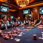 Desfrute de uma jogabilidade emocionante no KK55 com fichas de poker vibrantes, cartas e uma roleta.