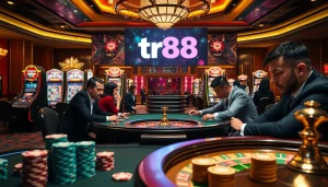 Experience the thrill of tr88 with professional poker gameplay and dazzling casino visuals.