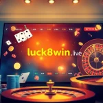 Exciting online casino experience at luck8win.live with vibrant digital elements.