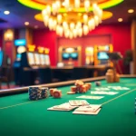 Experience thrilling gameplay at 789F with vibrant casino tables and exciting gambling elements.
