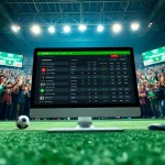 Engaging online betting scene showcasing tylelekeo88 sports odds and lively football atmosphere.