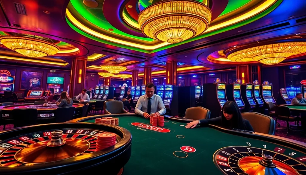 Experience the thrill of winning at SODO Casino with professional dealers and vibrant gameplay.