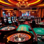 Experience the excitement of winning at 788t with luxurious casino games and vibrant decor.