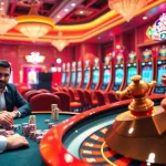 Experience the excitement of gambling at TK88 with a vibrant poker table scene.