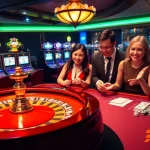 Exciting roulette action at https://11win.mobi/ casino with colorful chips and cards.