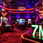Experience the thrill of gambling at 7M with exciting slot machines and table games.