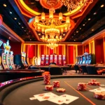 Exciting gaming scene at mmoo.de.com showcasing roulette, slot machines, and poker action.