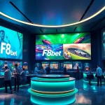 F8bet online betting platform interface showcasing diverse gaming options and a lively atmosphere for user engagement.
