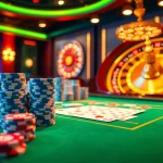 Experience the excitement of high-stakes poker at https://88ii88.com/ with vibrant chips and cards.