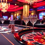 KJC casino gaming table with vibrant colors and engaging players enjoying a high-stakes game.