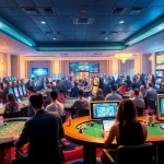 Engaged players enjoying online betting at https://onew88.com/ with a modern casino ambiance.
