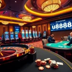 Experience the excitement of u888's online casino with vibrant tables and thrilling gameplay.