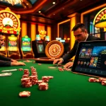 F168 engaging poker scene with luxury tables, chips, and online action interface.