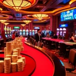 Experience thrilling gaming at https://lucky88j.world/ with vibrant poker chips and engaging dealers.
