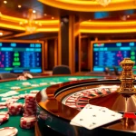 Experience excitement with kèo nhà cái at a luxurious casino featuring roulette, poker, and betting interfaces.