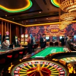 Engaging players at the l444 casino, experiencing thrilling gaming moments.