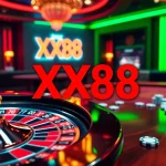 Experience the thrill of online gaming at XX88 with vibrant casino visuals.
