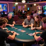 Rik vip online gaming scene with players enjoying diverse casino games in an immersive atmosphere.