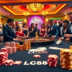 Experience the excitement of LC88 with lively casino games and elegant gaming atmosphere.