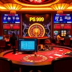 Experience exhilarating gameplay at PS 99 with engaging casino tables and dynamic betting environments.