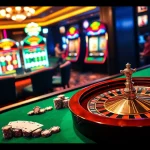Experience thrilling gameplay at nhà cái 58WIN with a vibrant casino scene featuring roulette, poker, and slots.