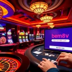 Experience excitement at https://bem88v.com/ with vibrant casino games and thrilling betting scenes.