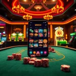Experience the thrill of the casino with the MMOO APP showcasing exhilarating games and strategic betting.