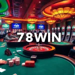 Winning excitement at 78WIN casino showcasing vibrant games and thrilling experiences.