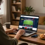 Engage in strategic sports betting at https://mm88.reisen/ with an exciting live odds display in a cozy home setting.